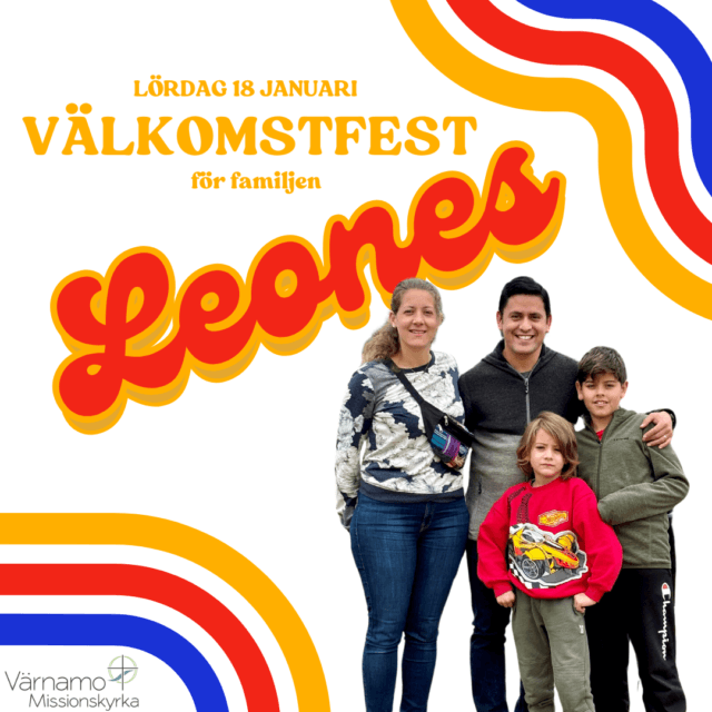 Välkomstfest för familjen Leones!
