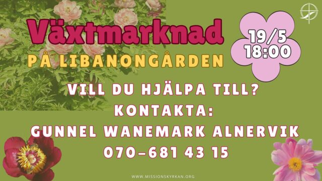 Växtmarknad 19 maj